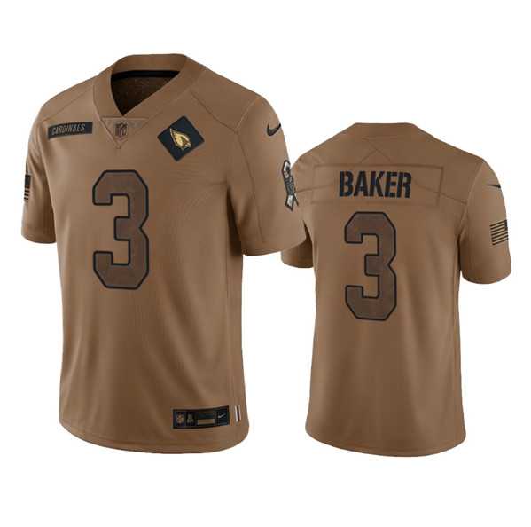 Men's Arizona Cardinals #3 Budda Baker 2023 Brown Salute To Service Limited Football Stitched Jersey Dyin,We sell and wholesale Men's Arizona Cardinals #3 Budda Baker 2023 Brown Salute To Service Limited Football Stitched Jersey Dyin on line form chian!
